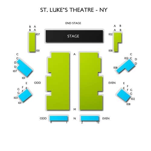 St. Luke's Theatre seating